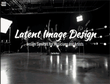 Tablet Screenshot of latentimagedesign.com